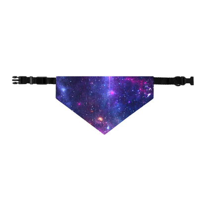 Purple Beyond the Stars Outer Space Out of this World Pet Bandana Collar