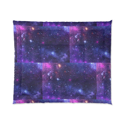 Purple Beyond the Stars Outer Space Out of this World Comforter