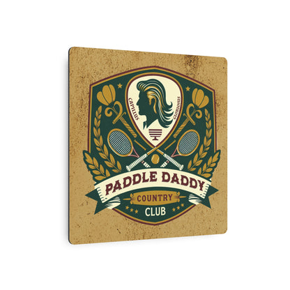 Paddle Daddy Country Club Metal Art Sign,For Walls That Deserve Membership, Wall Art, Man Cave Sign, Father's Day Decoration