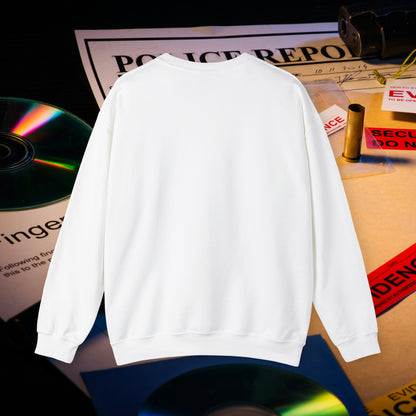 Cute Beagle Dressed up like a Detective, I'm a Basically a Detective True Crime Unisex Heavy Blend™ Crewneck Sweatshirt