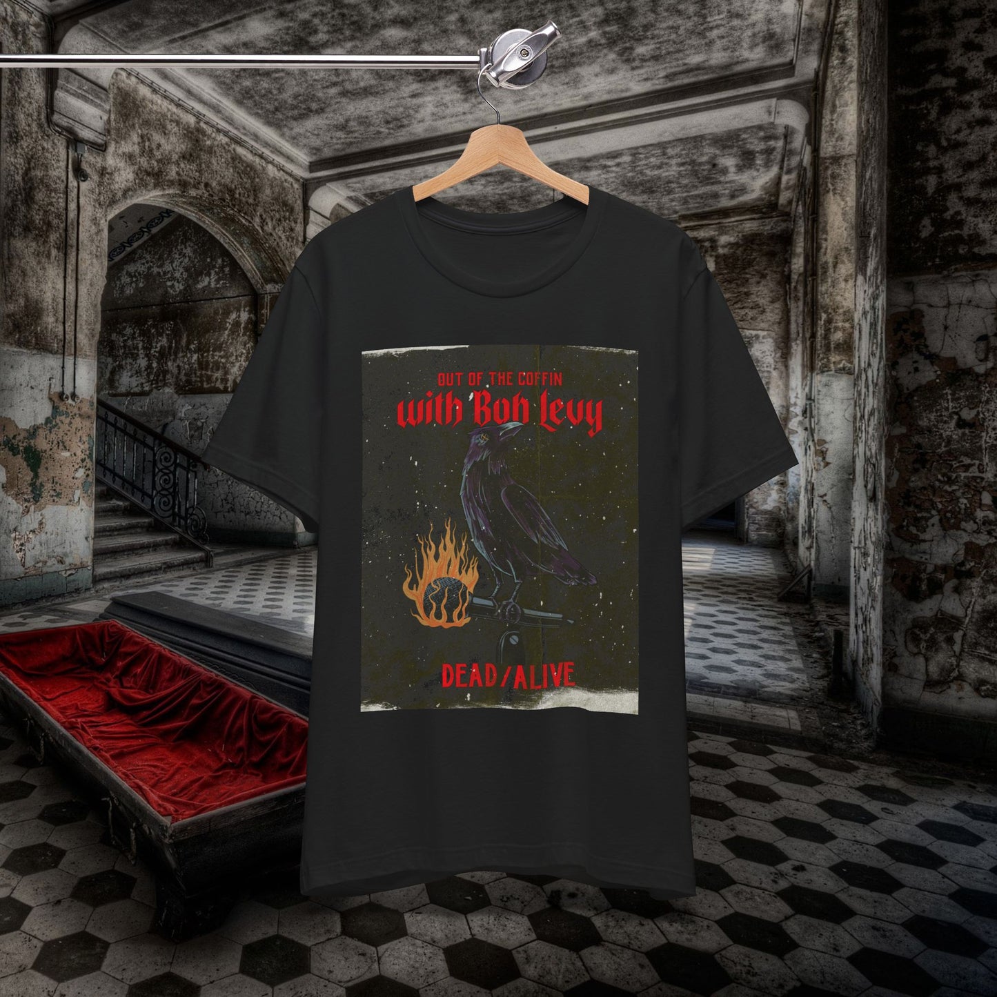 Out of The Coffin with Bob Levy Dead Alive Tee #levyverse In Multiple Sizes