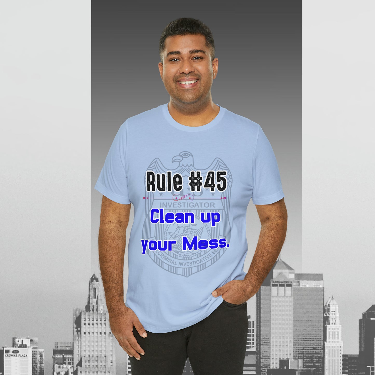 Rules of Gibbs #45 Clean up your Mess Unisex Jersey Short Sleeve Tee