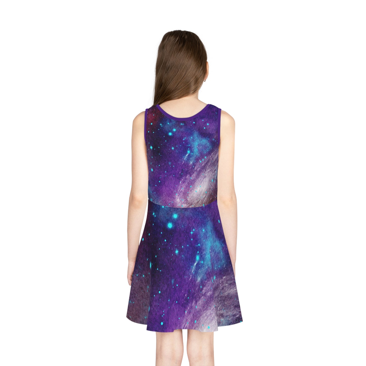 Outer Space Out of this World Girls' Sleeveless Sundress (AOP)