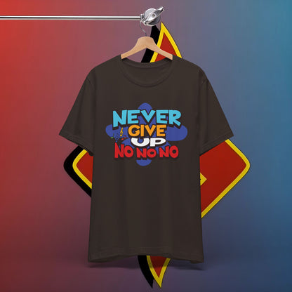 Never Give Up No No No #skoal" Unisex Jersey Short Sleeve Tee