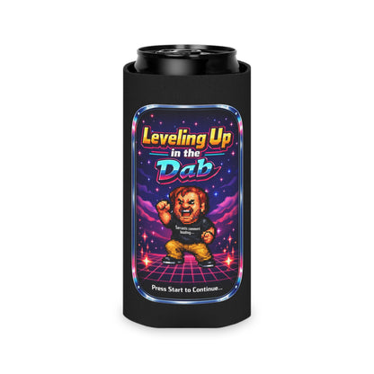 Leveling Up in the Dab Retro  Drink Koozie