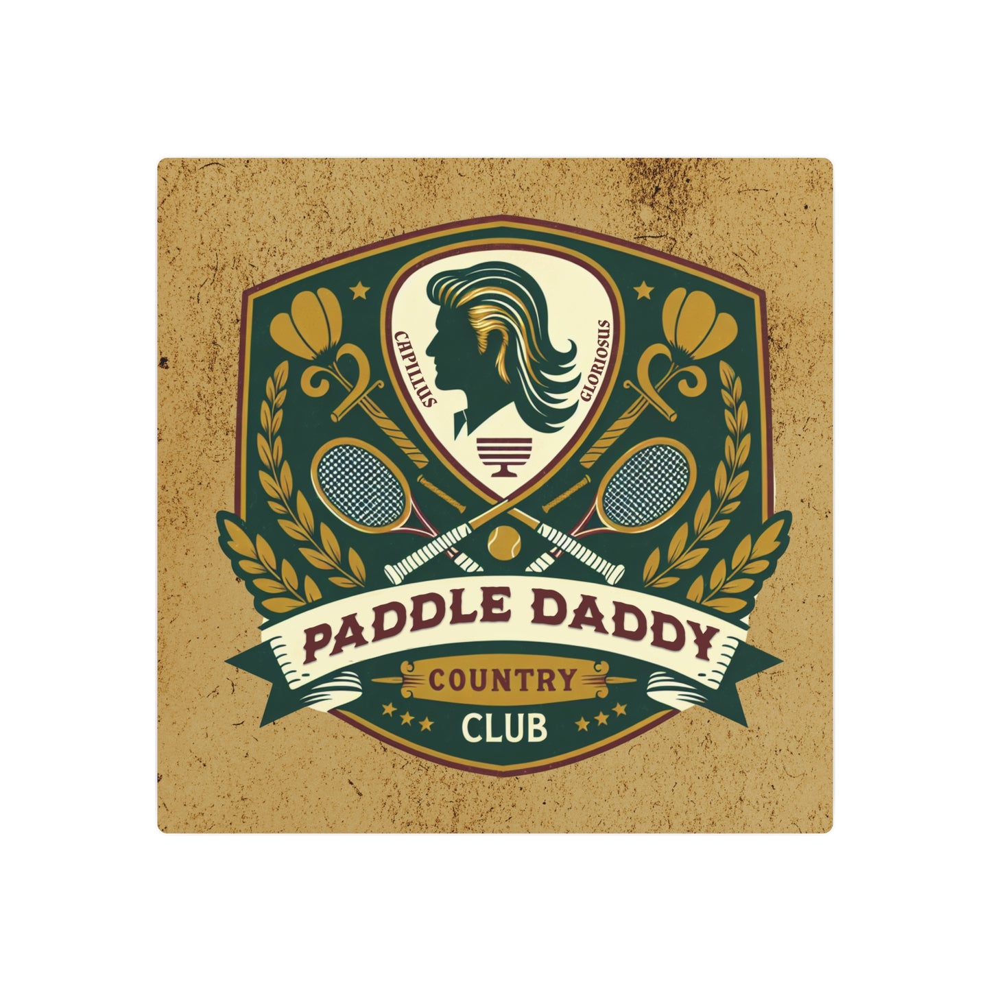Paddle Daddy Country Club Metal Art Sign,For Walls That Deserve Membership, Wall Art, Man Cave Sign, Father's Day Decoration