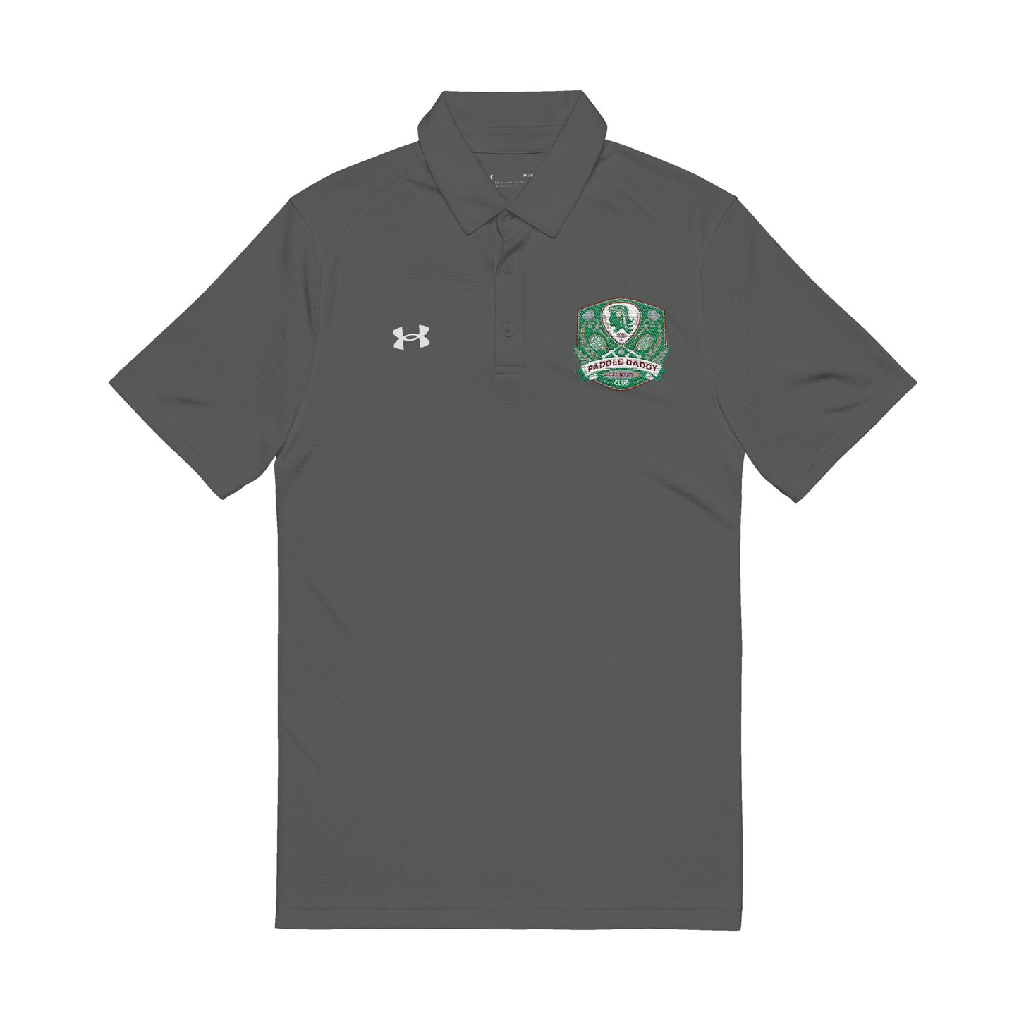 Paddle Daddy Country Club Embroidered Performance Polo Shirt - Stylish Athletic Wear for Men, Casual Outings, Work Events, Golf,