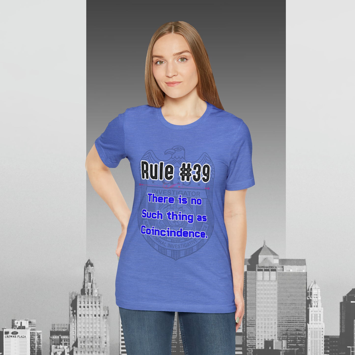 Rules of Gibbs #39 There is no such thing as a Coincidence Unisex Jersey Short Sleeve Tee