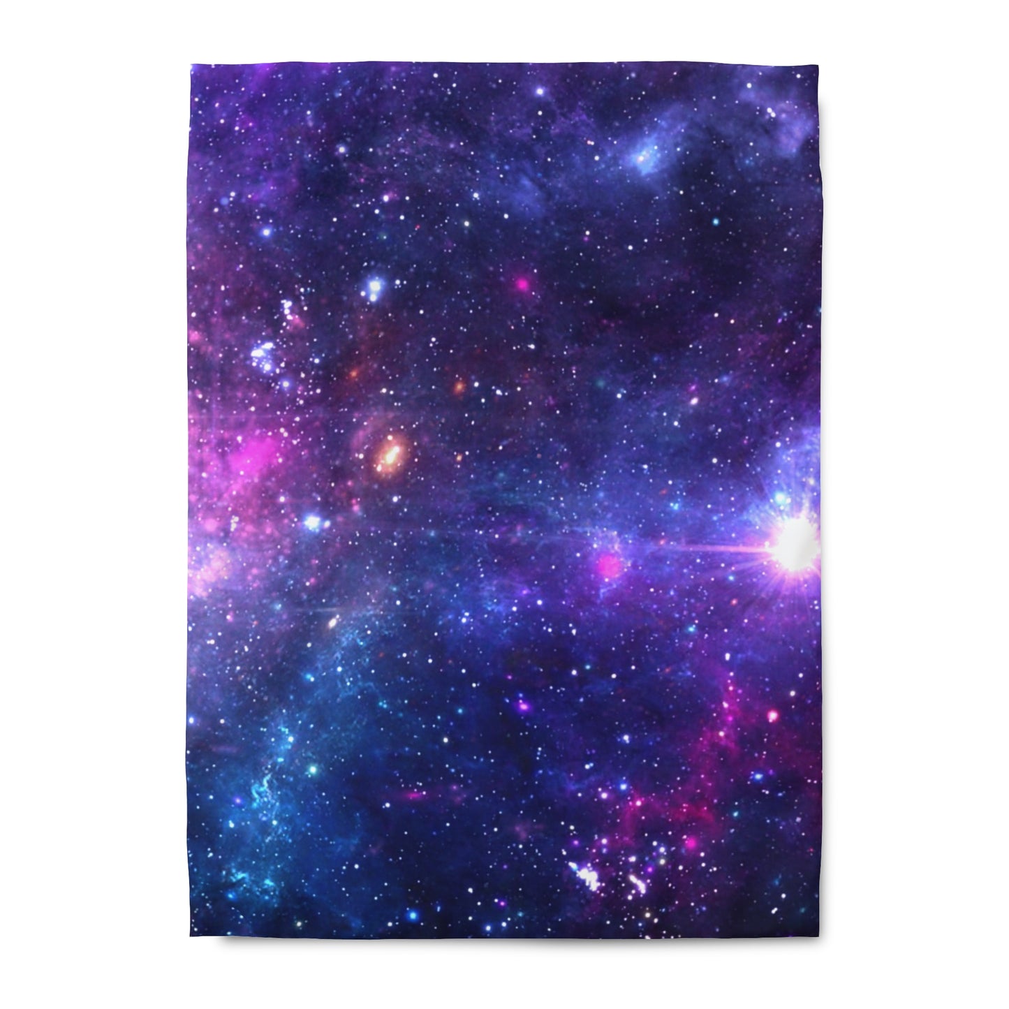 Purple Beyond the Stars Outer Space Out of this World Duvet Cover