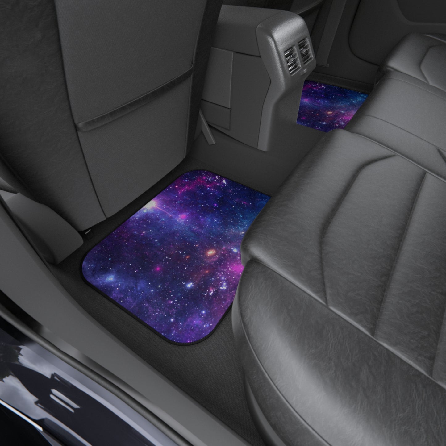 Purple Beyond the Stars Outer Space Out of this World Car Mats (Set of 4)