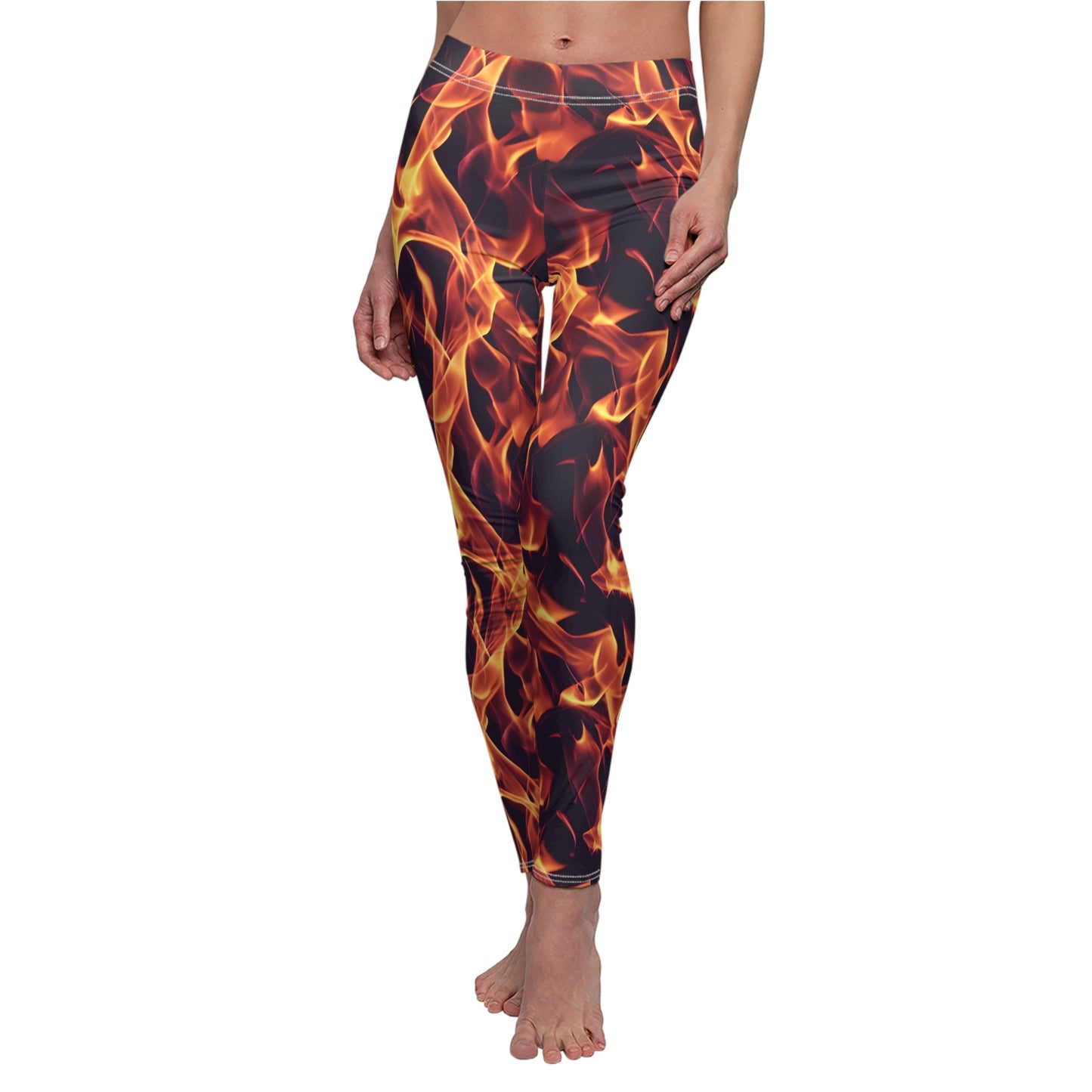 Women's Cut & Sew Casual Leggings (AOP)