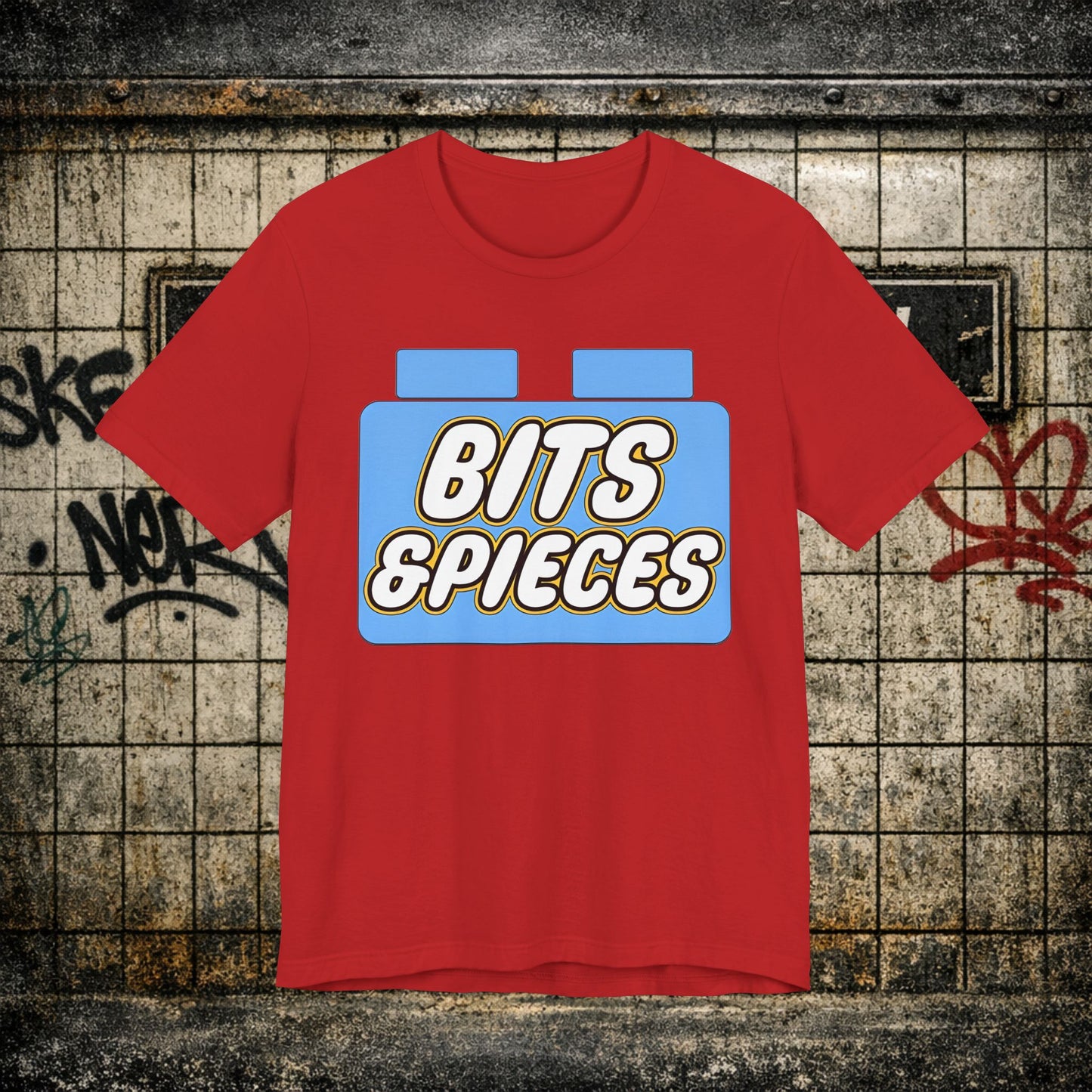 Bits & Pieces Graphic Tee One Size Fits All… Jokes?”