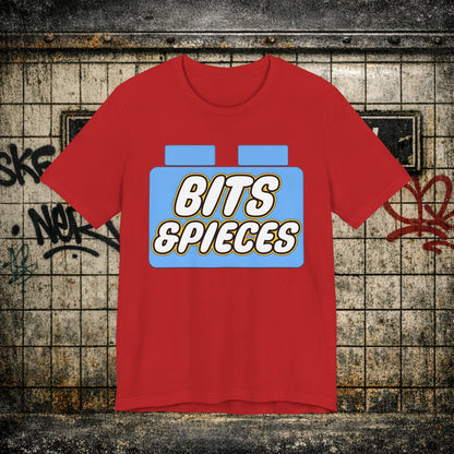 Bits & Pieces Graphic Tee One Size Fits All… Jokes?”