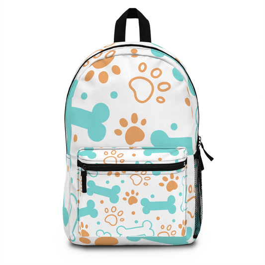 Dog Bones, and Paw Prints Backpack