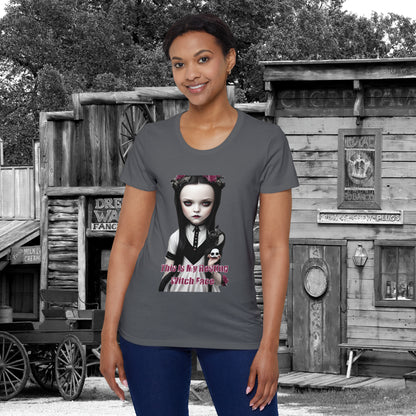 My Resting Witch Face Halloween with Wednesday Addams Women's Organic Short Sleeve T-Shirt