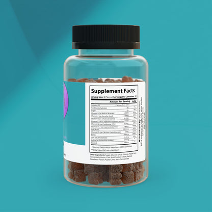 DirkX Multivitamin Gummies: Power Your Health, One Delicious Bite at a Time! Adults (60 Gummies)