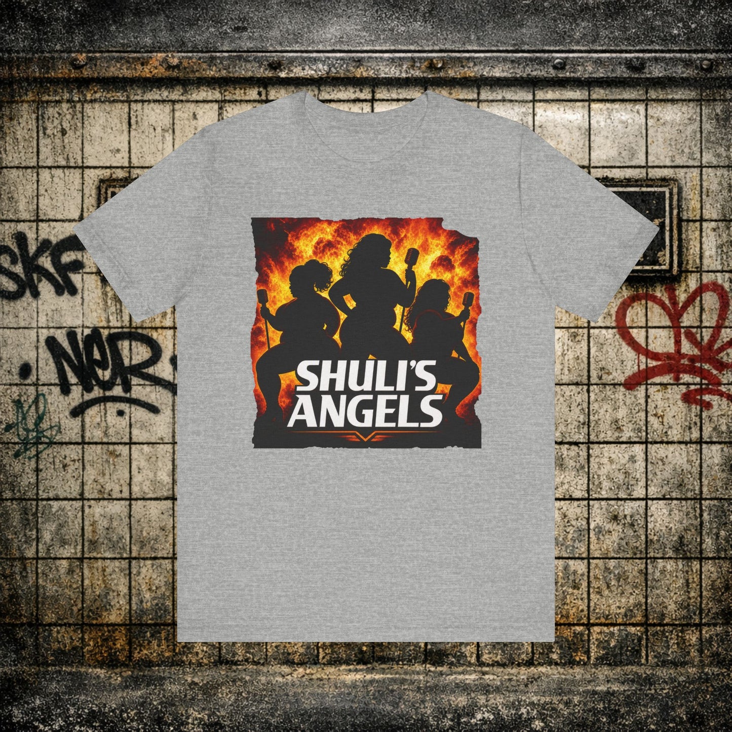 Shuli’s Angels: Operation Laugh & Disorder Graphic Tee — Retro Silhouette Vibe Shirt