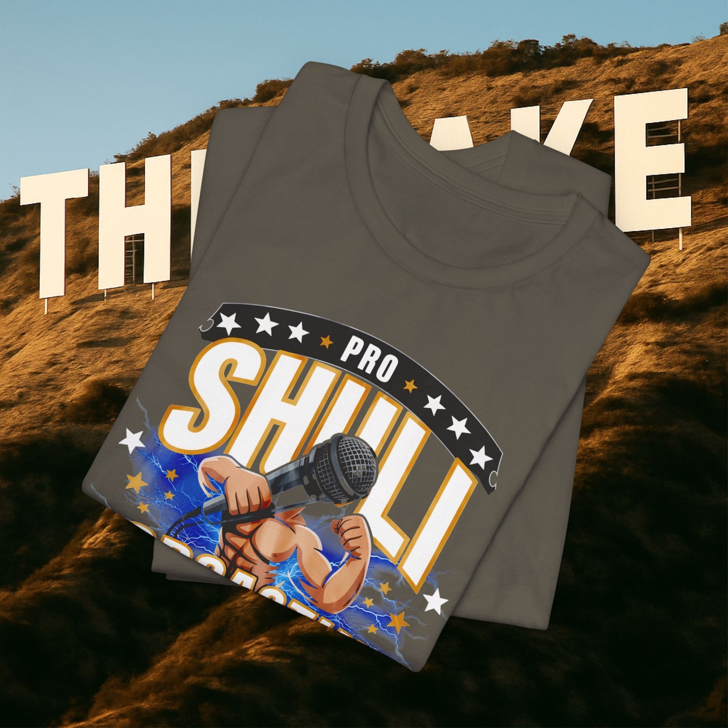 “Podcasting Championship Tee — Because Your Mic Deserves a Belt Too”