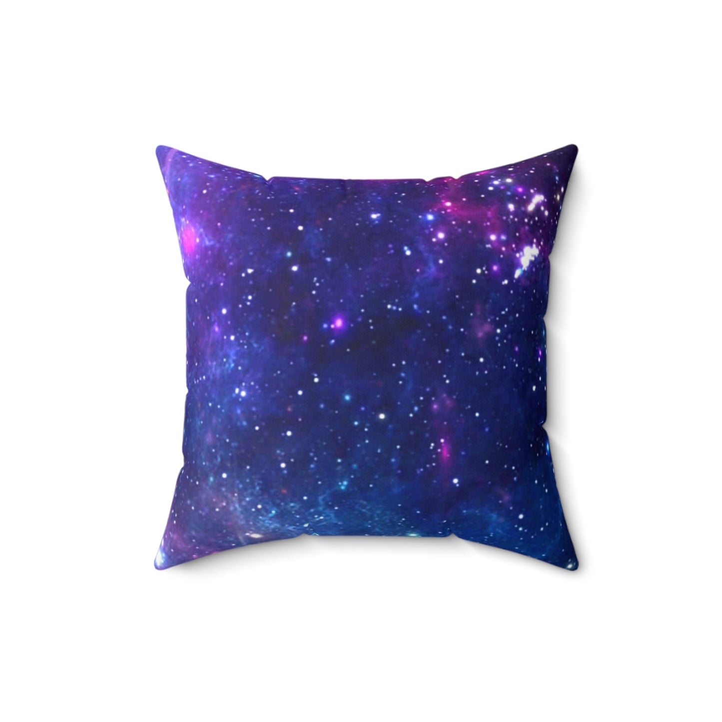 Purple Beyond the Stars Outer Space Out of this World Spun Polyester Square Pillow