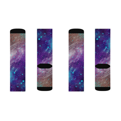 Outer Space Out of this World Sublimation Socks