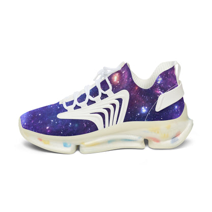 Purple Beyond the Stars Outer Space Out of this World Women's Mesh Sneakers