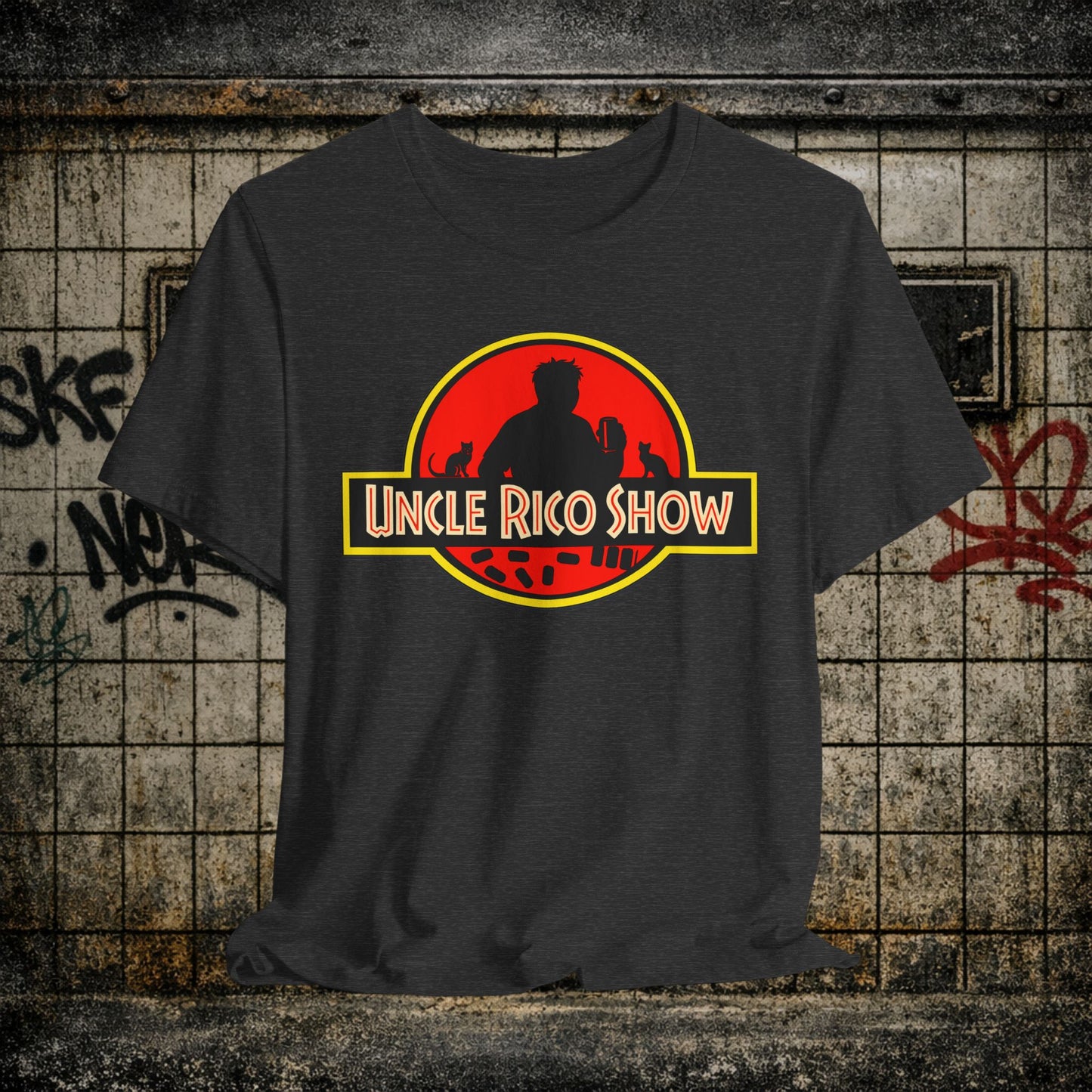 Uncle Rico Show T-Shirt — Retro Jurassic Parody Tee