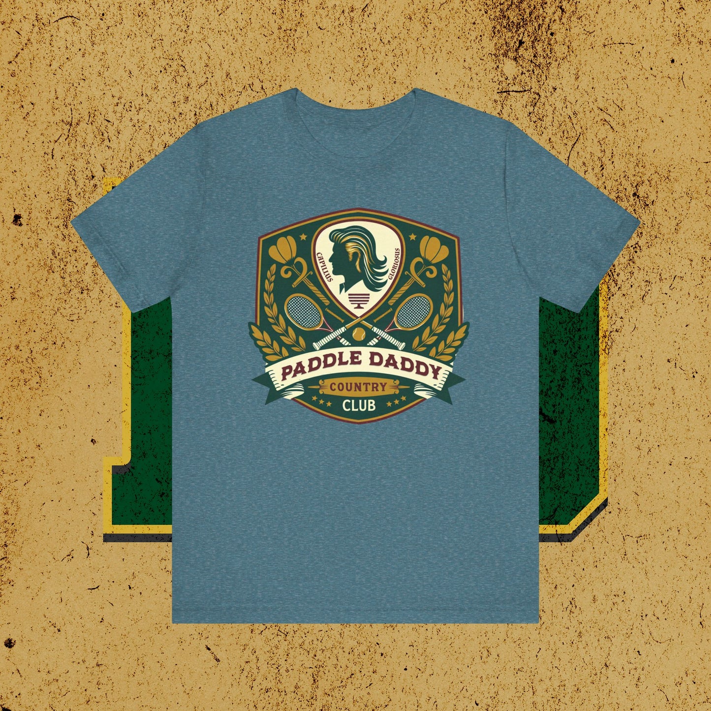 Paddle Daddy Country Club Tee  Where Prestige Meets Pickleball and Dad Jokes