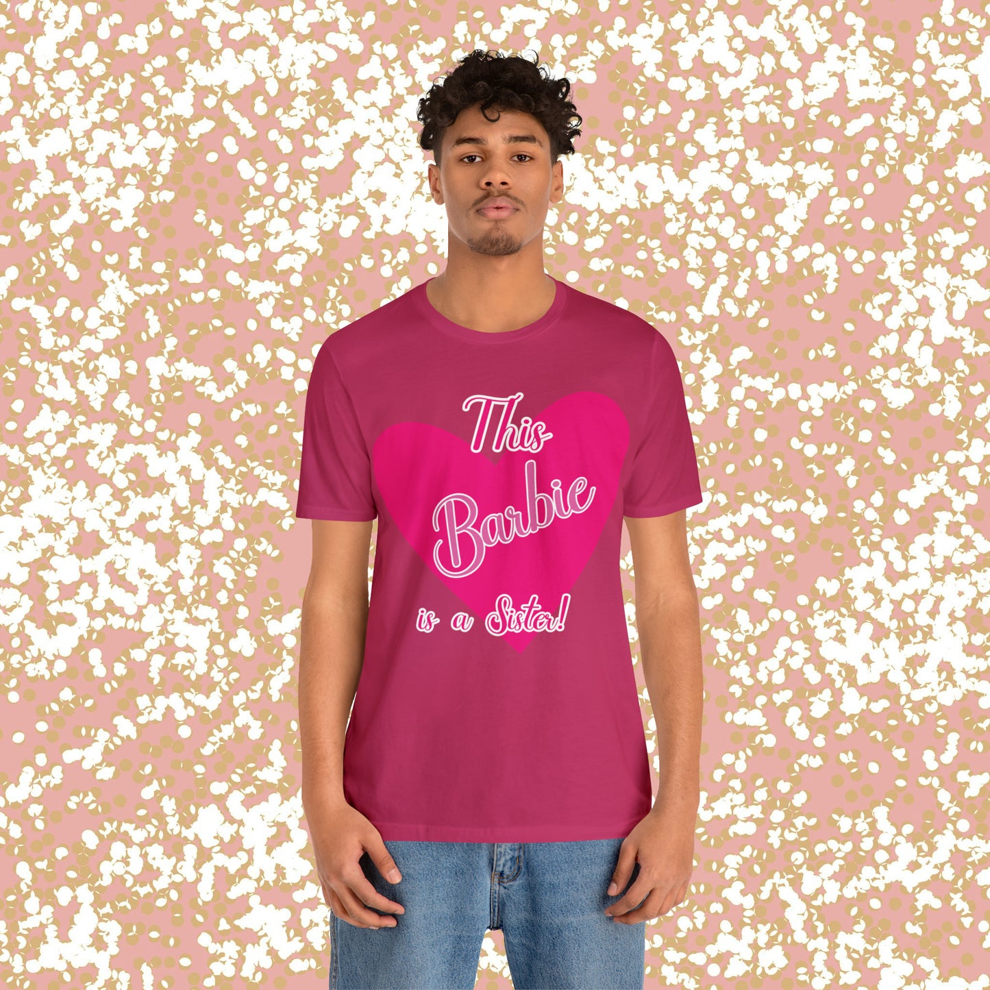 This Barbie Is a Sister Unisex Jersey Short Sleeve Tee Gifts for her