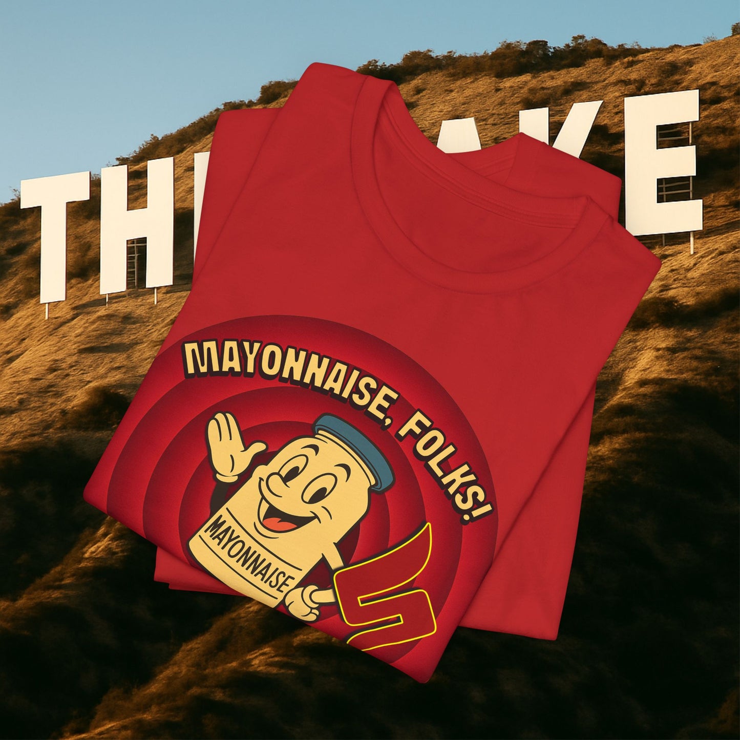 MAYONNAISE, FOLKS! — The Uncle Rico Show Credits Tee