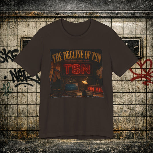 The Decline of TSN "On Air" Vintage Radio Tee