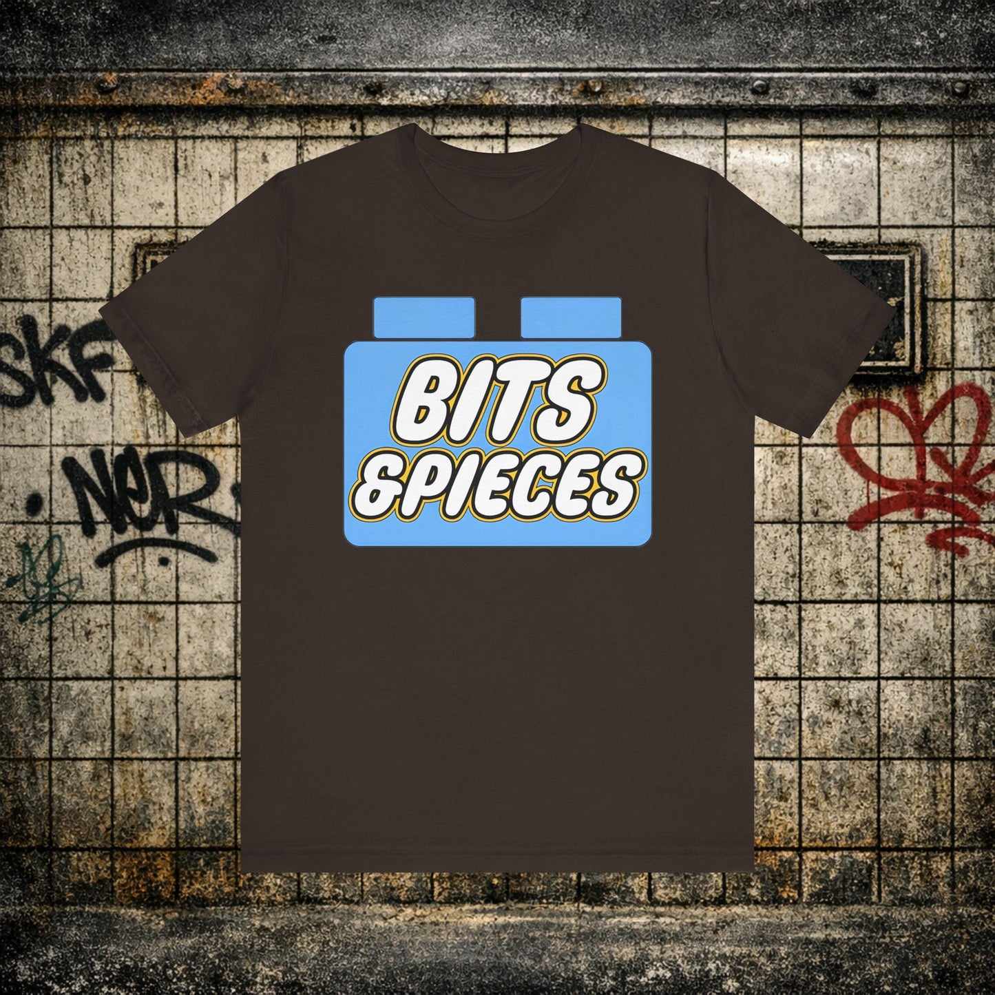 Bits & Pieces Graphic Tee One Size Fits All… Jokes?”