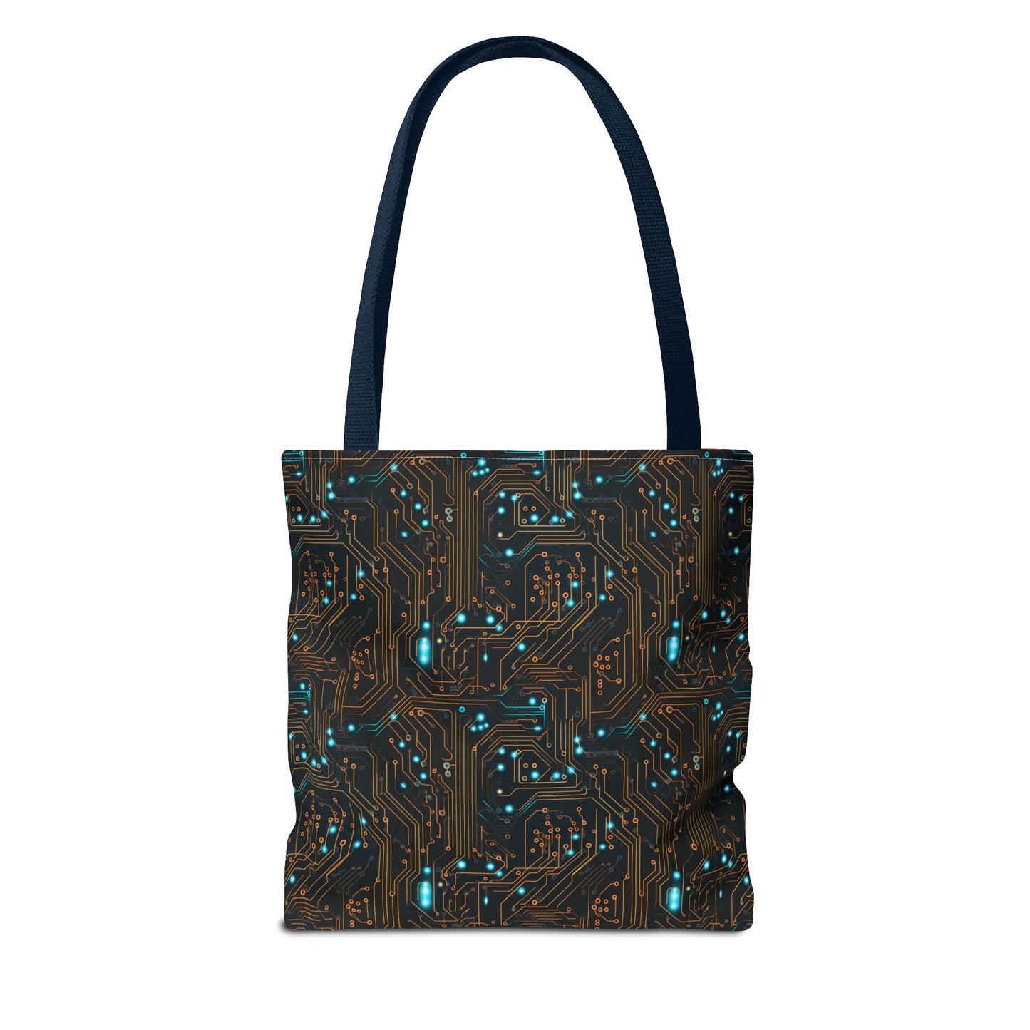 Golden Circuit Board AOP Tote Bag