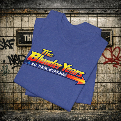 Retro 'The Blunder Years' Graphic Tee - Nostalgic Vintage Logo T-Shirt