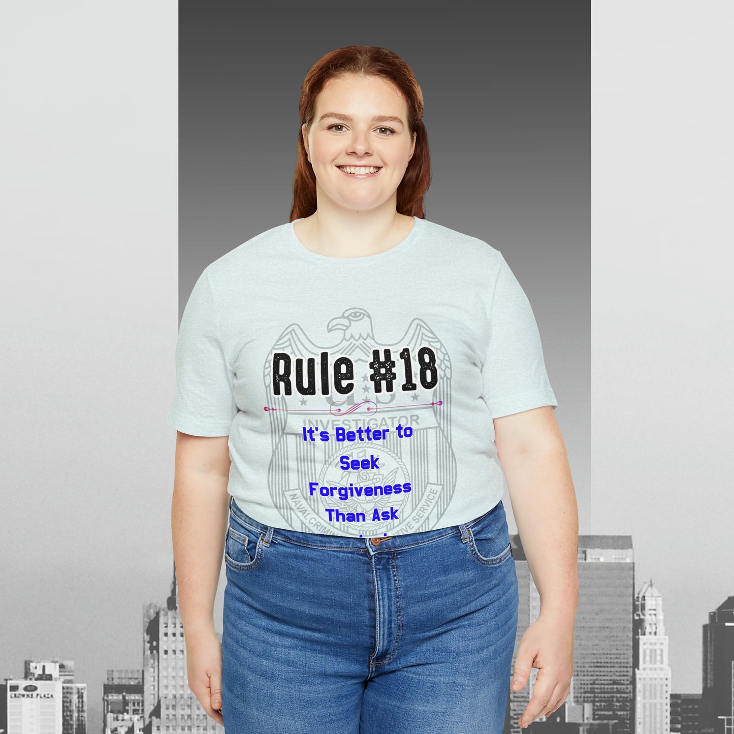 Rules of Gibbs #18 Its's Better to seek Forgiveness, than ask permission Unisex Jersey Short Sleeve Tee