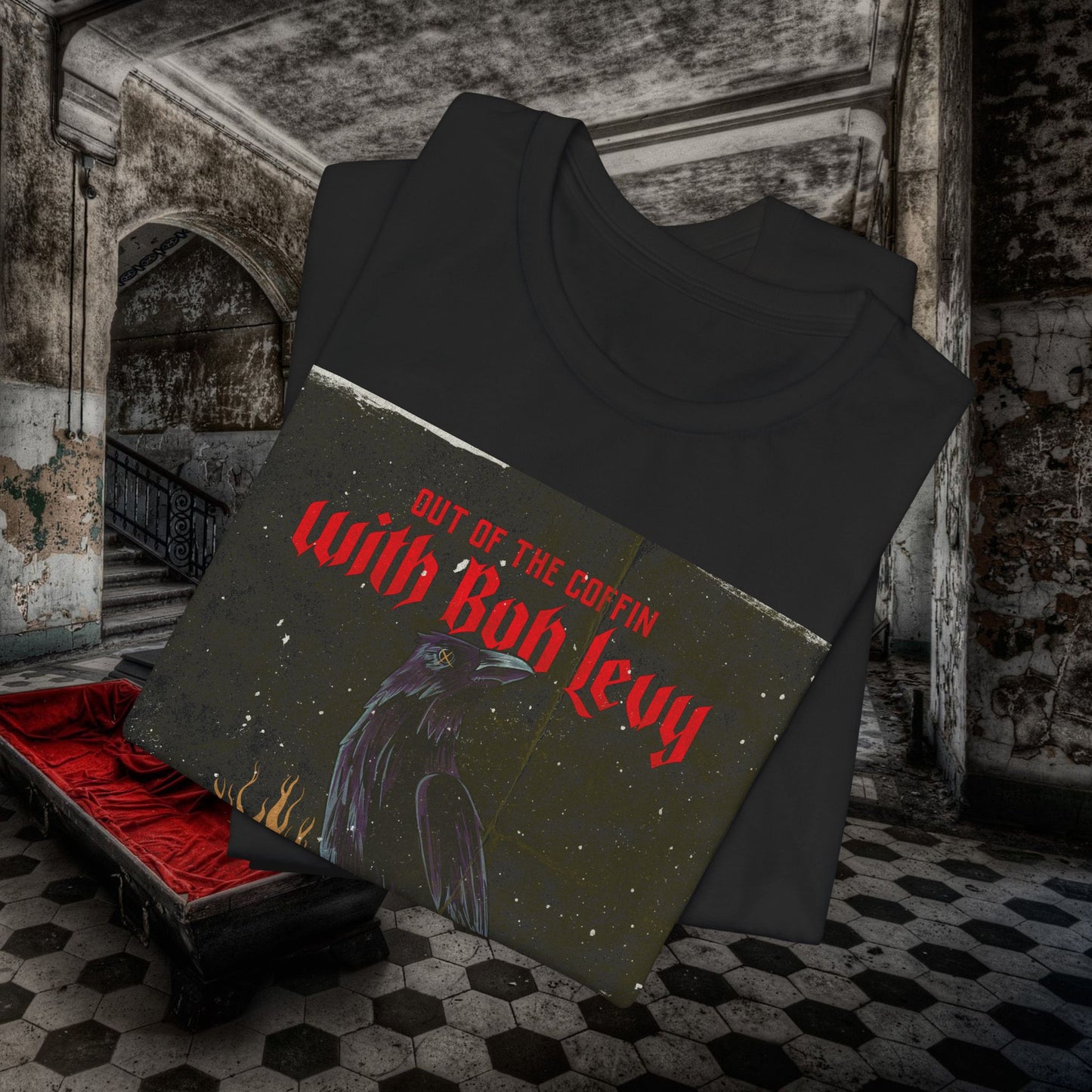 Out of The Coffin with Bob Levy Dead Alive Tee #levyverse In Multiple Sizes