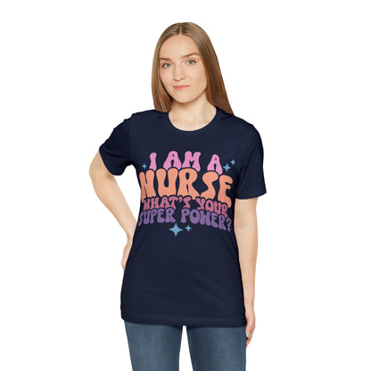 Comfy and Stylish Bella+Canva 3001 Nurse T-Shirt: Perfect Gift for Professionals & Nursing Students, Soft Fabric, Various Sizes Available