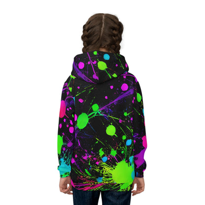 Splatter-tastic Children's Hoodie (AOP)