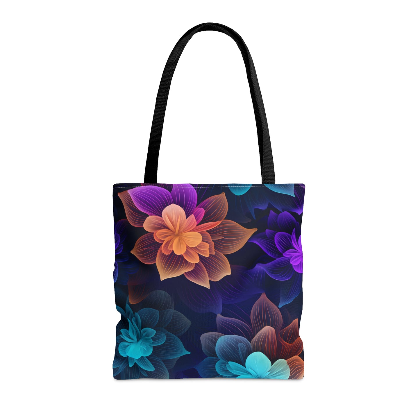 Playful Neon Garden All Over Print Tote Bag