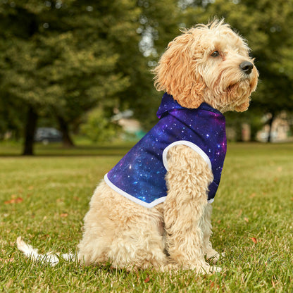 Purple Beyond the Stars Outer Space Out of this World Pet Hoodie