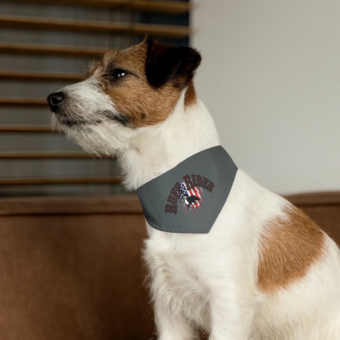 Patriotic Ruff Rider Pet Bandana Collar