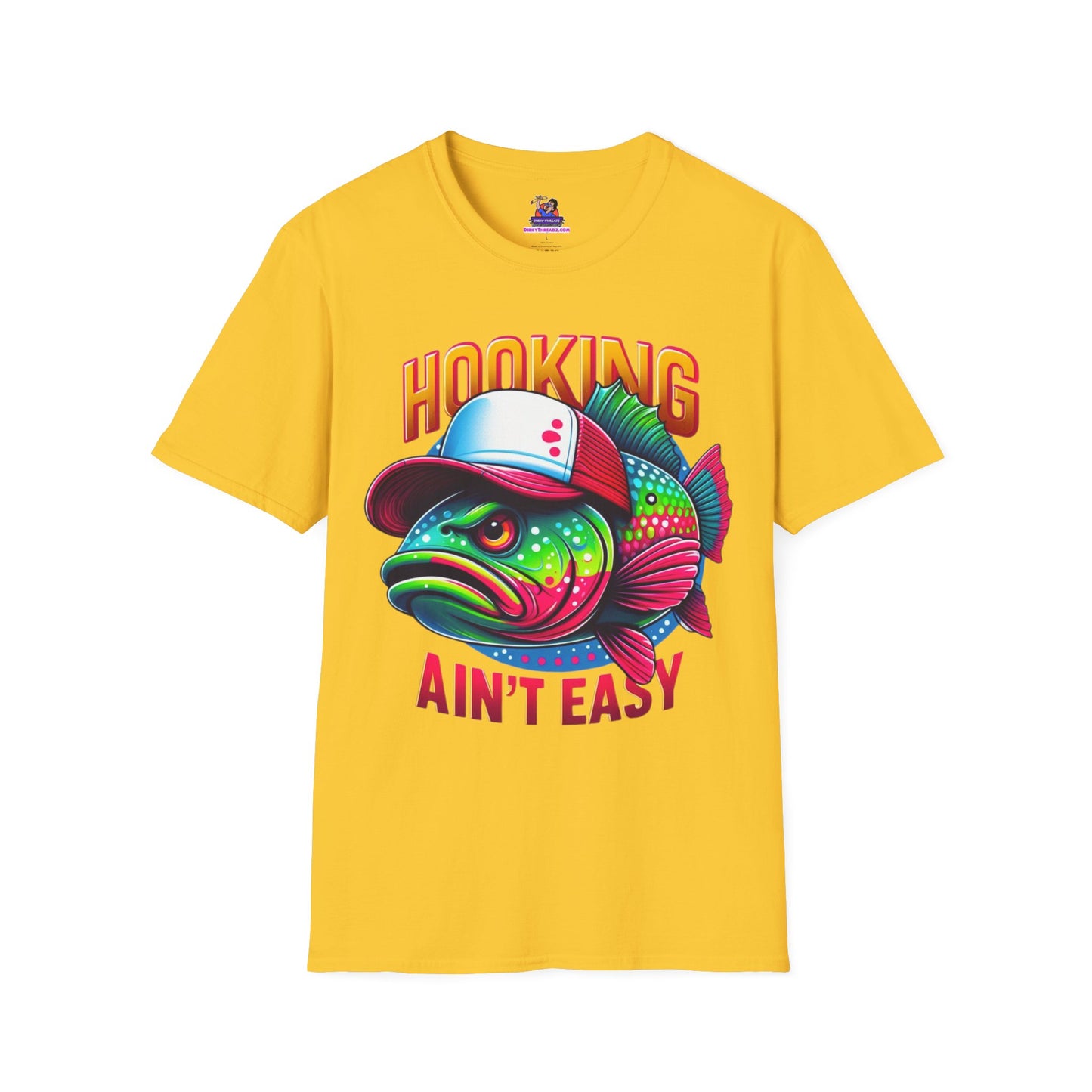 Reel-y Good Fashion: Hooking Ain't Easy Unisex Softstyle T-Shirt