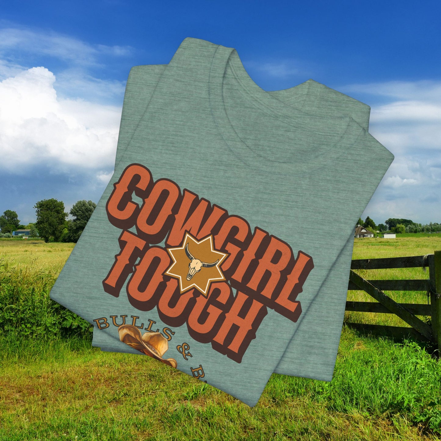 Cowgirl Tough T-Shirt | Country Style Tee for Rodeo Lovers, Gift for Cowboys, Western Apparel, Casual Wear, Farm & Ranch Life