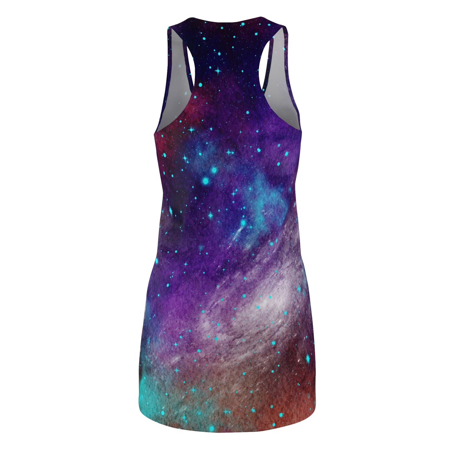 Outer Space Out of this World Women's Cut & Sew Racerback Dress (AOP)