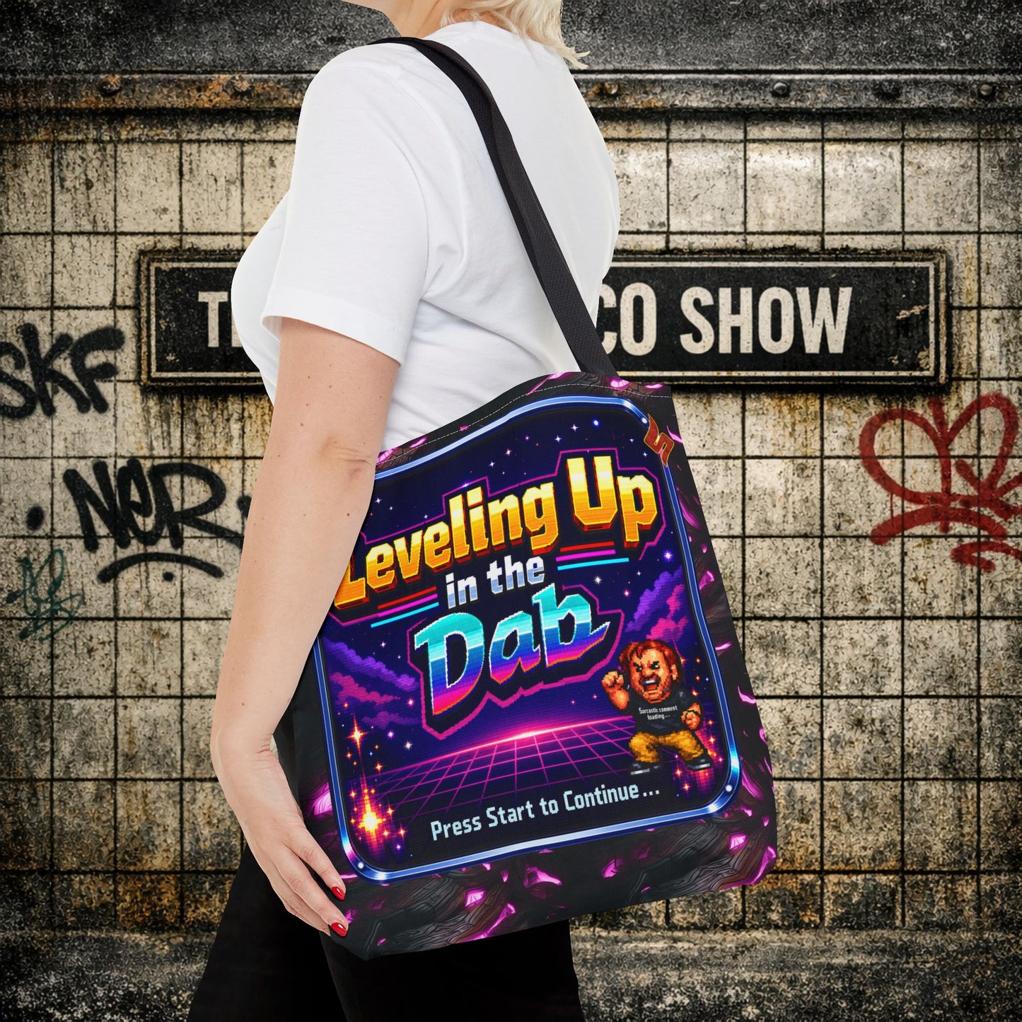 DabbleVerse: Final Boss and Portland Troon Escape Edition Tote Bag