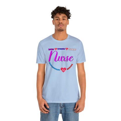 Comfy and Cozy Nurse Bella+Canvas 3001 Jersey T-Shirt: Perfect Gift for Nurses and Nursing Students, Soft Fabric, Various Sizes Available