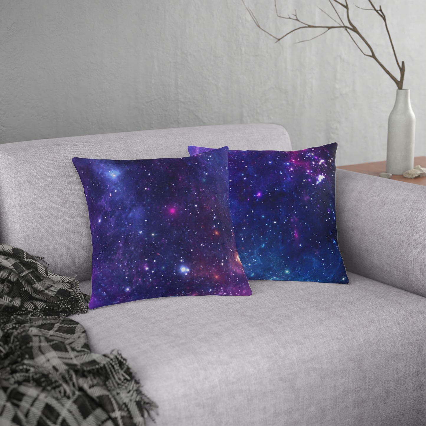 Purple Beyond the Stars Outer Space Out of this World Waterproof Pillows