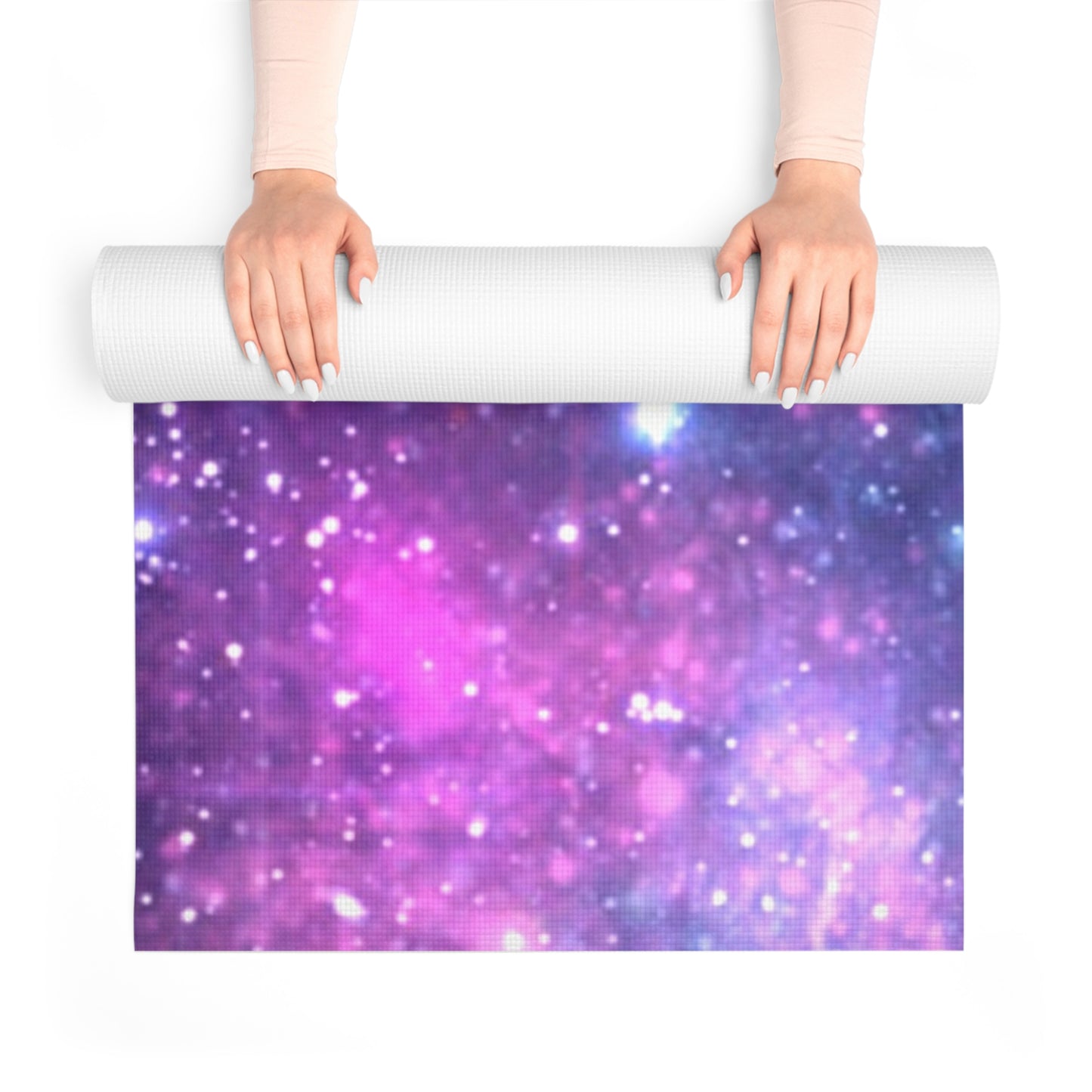 Purple Beyond the Stars Outer Space Out of this World Foam Yoga Mat