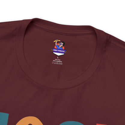 Colorful Good Vibes Only Unisex Jersey Short Sleeve Tee