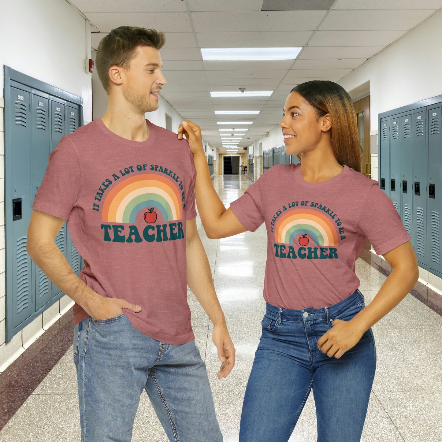 It takes alot of Sparkle to be a Teacher Unisex Jersey Short Sleeve Tee