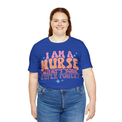 Comfy and Stylish Bella+Canva 3001 Nurse T-Shirt: Perfect Gift for Professionals & Nursing Students, Soft Fabric, Various Sizes Available